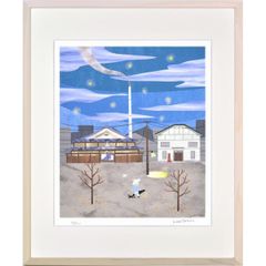 Akio.w 版画 額装品 305/800 - メルカリ