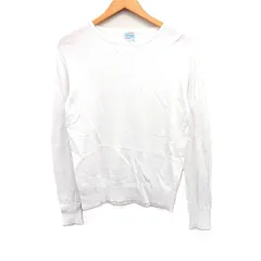 ルトロワ Letroyes Tシャツ カットソー 長袖 無地 S ホワイト 白 /FT8のサムネイル