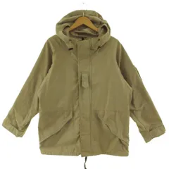 アルファ ALPHA コールドウェザーパーカー COLD WEATHER PARKA 90’S USA製 8415-01-228-1316 ダブルジップ コットン混 ベージュ Mのサムネイル