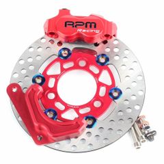 200mmビッグローター化キット 青 JOG アクシス ヤマンボ 強化 カスタム