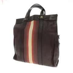 【中古】バリー BALLY レザー トートバッグ ダークブラウン【WxH40xD13.5】【メンズ】のサムネイル