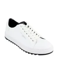 カール ラガーフェルド メンズ シューズ スニーカー ロゴ KARL LAGERFELD PARIS Mens Logo Plain Toe Bit Sneakers White ホワイトのサムネイル