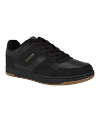ゲス メンズ シューズ スニーカー レース GUESS Mens Teylar Low Top Lace Up Fashion Sneakers Black Multi ブラックのサムネイル