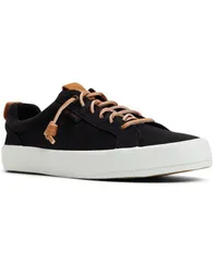スペリー レディース シューズ スニーカー レース Sperry Womens Bermuda Beach Twill Lace Up Sneakers Black ブラックのサムネイル