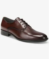 ヒューゴボス メンズ シューズ オックスフォード ダービー レース Hugo Boss by Mens Colby LaceUp Derby Dresshoes Dark Brown ブラウンのサムネイル