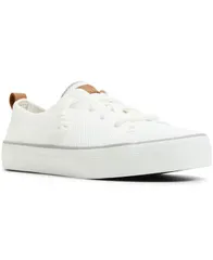 スペリー レディース シューズ スニーカー レース ニット Sperry Womens Crest Vibe Knit LaceUp Sneakers Ivory アイボリーのサムネイル