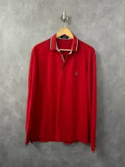 BEAN POLE beanpole beanpole ロングスリーブ ポロTシャツ レッド red 105のサムネイル