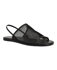 【送料無料】 カルバンクライン レディース スリッポン・ローファー シューズ Womens Gaven Mesh Flat SlipOn Slingback Sandals Black Meshのサムネイル