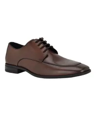 カルバンクライン メンズ シューズ オックスフォード レース Calvin Klein Mens Malley LaceUp Dress Oxford Medium Brown Leather ブラウのサムネイル