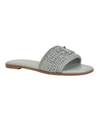 カルバンクライン レディース シューズ スリッポン・ローファー サンダル ロゴ Calvin Klein Womens Kamine Woven Logo Flat SlipOn Sandals Liのサムネイル