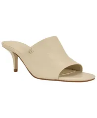 カルバンクライン レディース シューズ スリッポン・ローファー サンダル レザー ヒール Calvin Klein Womens Chaney Leather SlipOn Kitten Heel Dのサムネイル