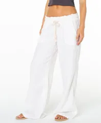 ロキシー レディース ボトムス カジュアルパンツ Roxy Womens Oceanside WideLeg Pantsea Saltのサムネイル