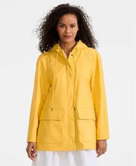 ランズエンド レディース アウター コート A ライン プチ Lands End Womens Petite Squall Aline Slickeraincoat Goldenrodのサムネイル