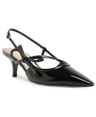 アレッツォ レディース シューズ パンプス Arezzo Womens Tessa Mid Stiletto Pointy Toe Pumps Black ブラックのサムネイル