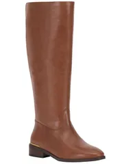 ヴィンスカムート レディース シューズ ブーツ・レインブーツ Vince Camuto Womens Bercla Wide Calf Riding Boots Brandy Leatherのサムネイル