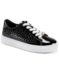 カール ラガーフェルド レディース シューズ スニーカー プラットフォーム レース KARLAGERFELD PARIS Womens CaswellaceUplatform Sneakers Blaのサムネイル