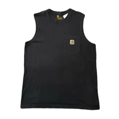 carhartt カーハート ポケット付き タンクトップ ノースリーブ ブラック Mサイズ No.EA639のサムネイル