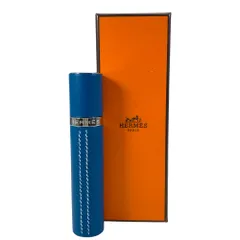 未使用 HERMES エルメス レフィラブル アトマイザー 詰め替え式香水ボトル レザー メタル ダークブルー シルバー 高級感 上品 ブランド 正規品 メンズ レディース ギフト プレゼントのサムネイル