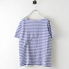 オーシバル ORCIVAL ボーダーボートネックカットソー 3＼ブルー ホワイト Tシャツ コットン オーチバル 半袖【2400015072500】のサムネイル