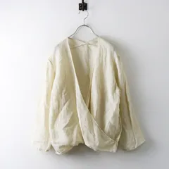 2022SS エヴァムエヴァ evam eva linen cacse coeur pullover リネン カシュクール プルオーバー 2｜オフホワイト【2400015086705】のサムネイル