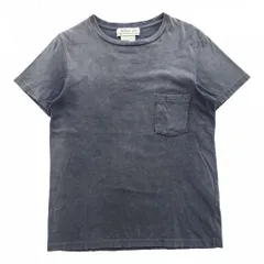 REMI RELIEF 日本製 ヴィンテージ加工 ポケット Tシャツ M グレー ネイビー シングルステッチ SP加工のサムネイル