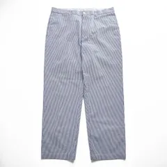 Brooks Brothers 346 シアサッカー スラックス パンツ L ブルー ホワイト ストライプのサムネイル