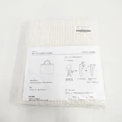 CHECK&STRIPE  未使用 ヌビキルトクム きなり レシピ付き ファブリック 生地 キナリ レディース【中古】6-0716G◎のサムネイル