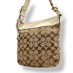 COACH（コーチ）のシグネチャー ターンロック 2wayショルダーバッグ 