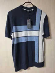 (新品) テッドベイカー メンズ ニット 半袖 ウールニット 2のサムネイル
