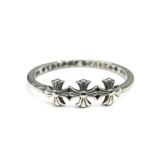 CHROME HEARTS 美品 クロムハーツ BBBLGM 3 CH PLUS バブルガム 3CHプラス リング インボイス・箱・袋付属 指輪 シルバー 約JP13号 インボイス付属 クロス ピンキーリング アクセサリー ABランク 中古 鑑定済のサムネイル