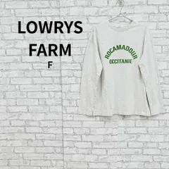 LOWRYS FARM 古着 長袖Tシャツ ロゴプリント カジュアルのサムネイル