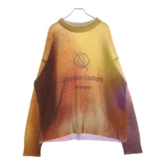 Palm Angels (パームエンジェルス) TIE DYE SENSITIVE CONTENT SWEATER タイダイ センシティブコンテンツ ニットセーター マルチカラー PMHE007F19649006のサムネイル