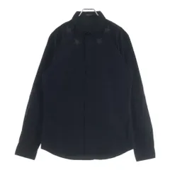 GIVENCHY (ジバンシィ) Star Shirt スターロゴ刺繍 長袖比翼シャツ ブラックのサムネイル