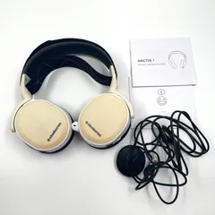 SteelSeries Arctis 7 ワイヤレスゲーミングヘッドセット ホワイト 動作未確認 ジャンク【BL0730_77】のサムネイル