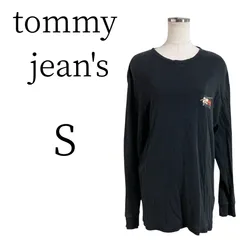 訳あり tommy jean's トミージーンズ ブラック 長袖 Tシャツ・カットソー Sのサムネイル