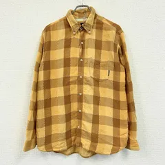 Helly Hansen　ヘリーハンセン　長袖ボタンシャツ　チェック柄　黄色　イエロー　Lサイズ　古着のサムネイル