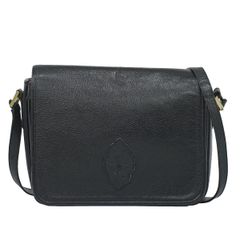 YSL イヴサンローラン ポシェット チェーン 本革 黒 2WAYミニ 