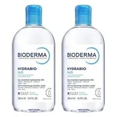 ビオデルマ イドラビオ H2O エイチツーオー (青) 500ml×2本セット BIODERMA クレンジング [9020/1702] 朝の洗顔 拭き取り化粧水 まつエク クレンジングウォーター 敏感乾燥肌に 佐川急便のサムネイル