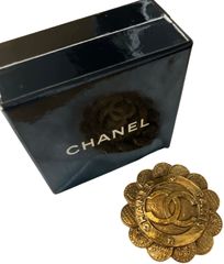 CHANEL/シャネル ヴィンテージ フラワーモチーフ ブローチ GP - メルカリ