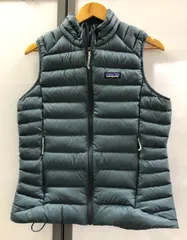 【D1-68】◇   patagonia  Net Plus      ダウンセーターベスト　　グリーン　　サイズMのサムネイル