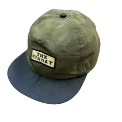 Yoshida Cap Int. TRUN MEON　6パネルキャップ　ベースボールキャップ　バイカラー　カーキ　古着のサムネイル