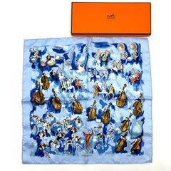 美品⭐︎エルメス⭐︎シルクスカーフ カレ40 騎手柄 LES CHEVAUX