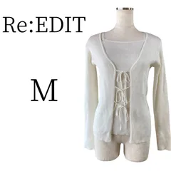 ★超美品 Re:EDIT リエディ ノースリーブ キャミソール Mのサムネイル