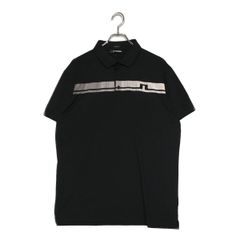 中古 メンズ ジェイリンドバーグ J.LINDEBERG 半袖ポロシャツ XL 黒 ブラック