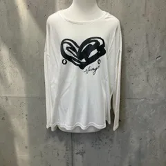 ★新品・未使用★VIVAYOU ラッキーハート プルオーバー 長袖 Tシャツ レディース LL オフホワイトのサムネイル