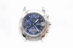 【W317-91】動作品 電池交換済 TRUSSARDI SPORT トラサルディ スポーツ クロノグラフ デイト 腕時計 フェイスのみ TS-2029 メンズのサムネイル