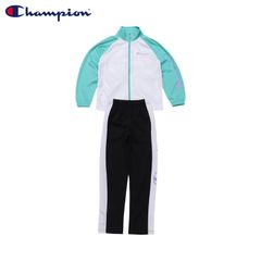 チャンピオン Champion ジャージ 子供服 トレーニングウェア スーツ キッズ スポーツ TRAINING SUIT CK-BSW05、ホワイト