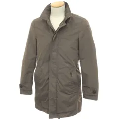 【中古】ムーレー MOORER ポリエステル コート グレージュ【サイズ42】【メンズ】のサムネイル