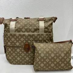 6761　russet ラシット　2way　2way　マルチway　トートバッグ　ハンドバッグ　リュックサック　リュック　バックパック　ショルダーバッグ　ミニバッグ付き　レディース　ベージュ　モノグラム　ナイロン　レザーのサムネイル