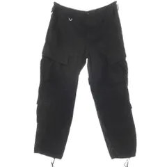 【中古】ユニフォームエクスペリメント uniform experiment リップストップ コットン カーゴパンツ ブラック【サイズ4】【メンズ】のサムネイル